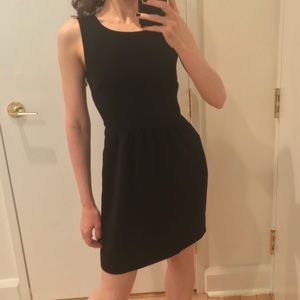 Vintage J Crew black mini dress, Sz 00P